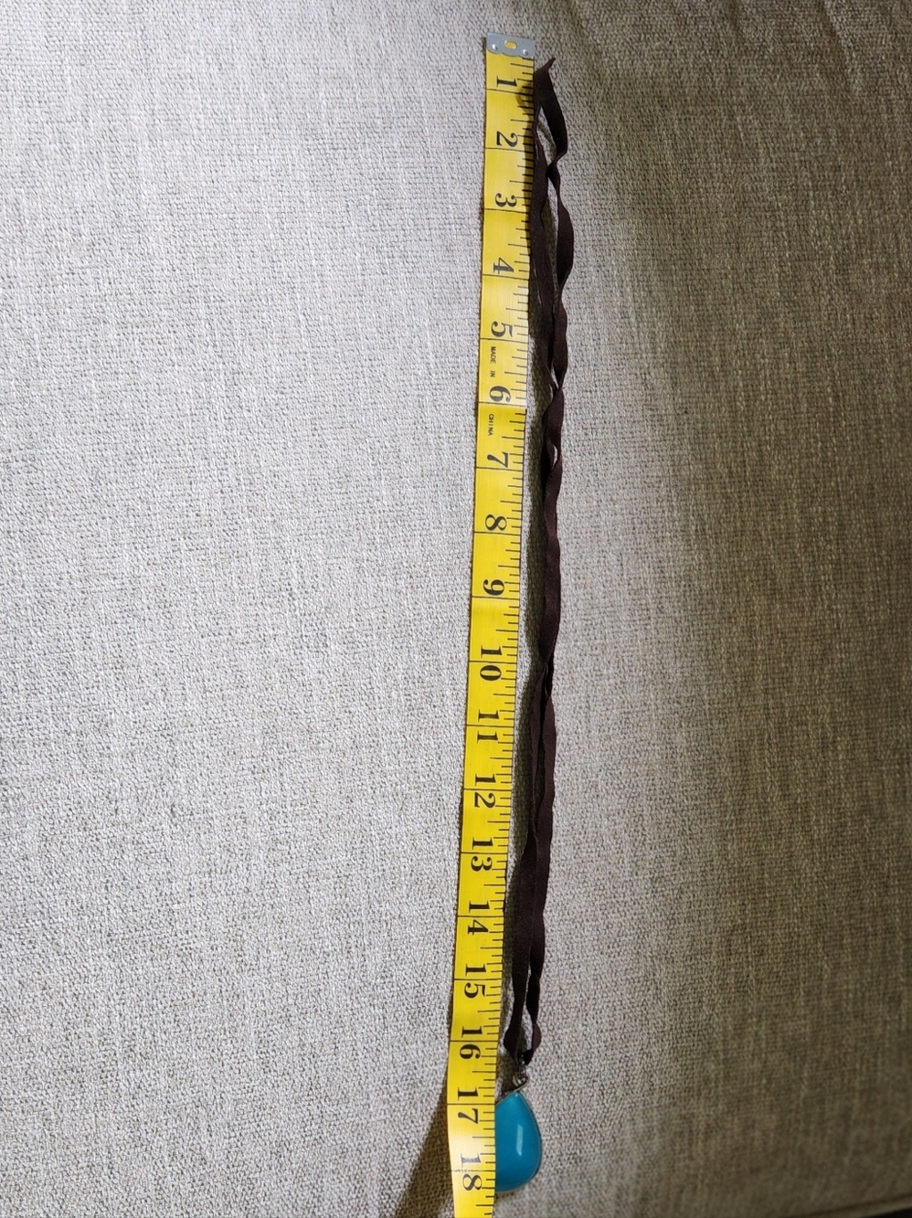 Lucky Brand Teardrop Reversable Necklace Buddha/Faux Turquoise Pendant - Picture 5 of 5